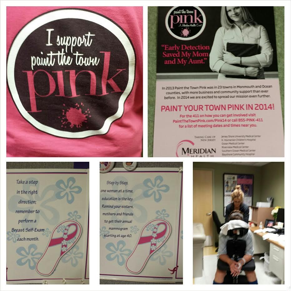 Paint the Town Pink to encourage women over 40 to have their annual mammogram