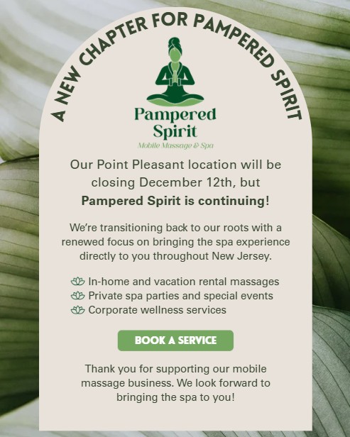 point pleasant spa location